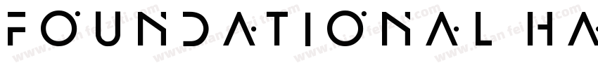 foundational hand字体转换